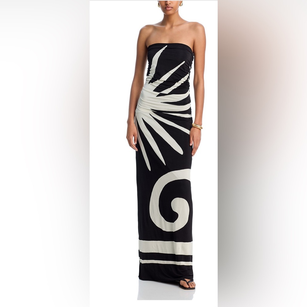 Cala de la Cruz Daphne Printed Tube Dress